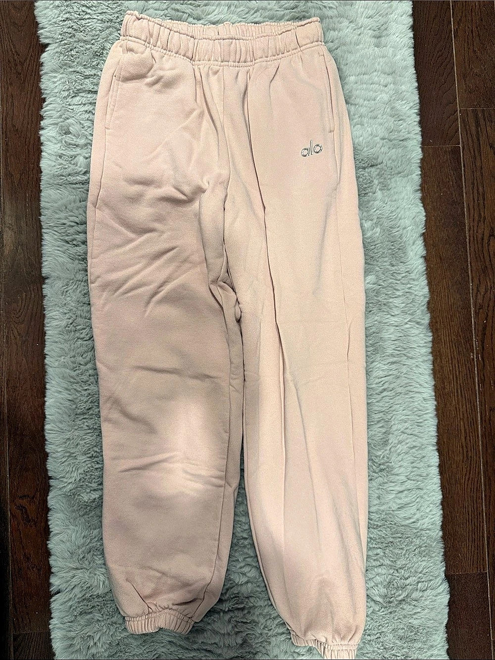 Alo Pink Quartz Jogger Pants Size Small Like New